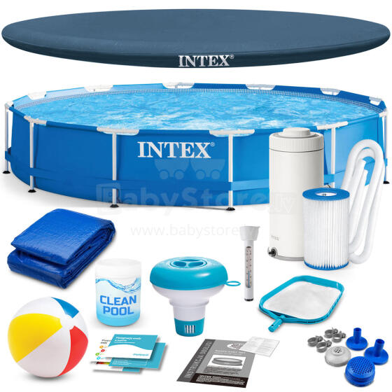 Intex 28212 366 x 76 cm 16-in-1 raamiga bassein