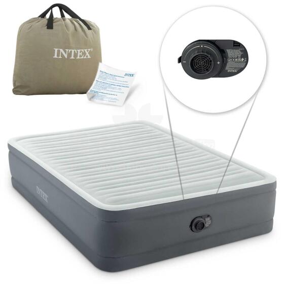 Kohandatav madrats 203x152x46 cm sisseehitatud elektripumbaga INTEX 64906ND