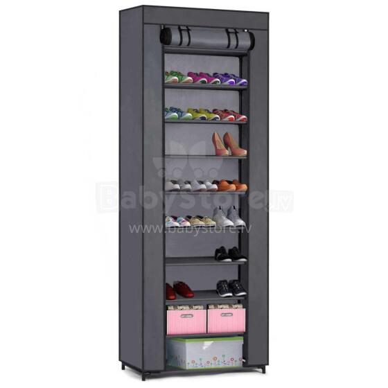 Massido Textile Shoe Cabinet - Graphite