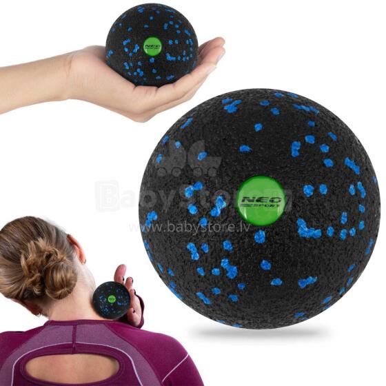 Massaaž ja fitness pall NS-965 Must-Sinine