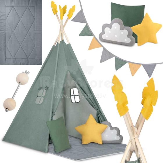 Laste Tipi Telk NK-406 Nukido - Roheline
