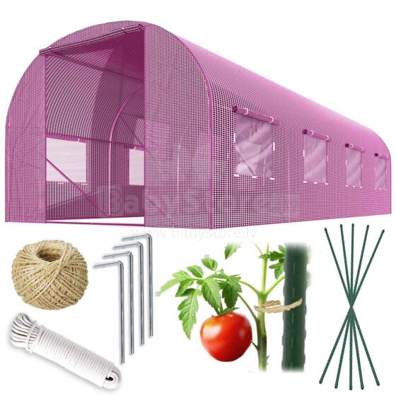 Aedade tunnel 2,5 x 4 m (10m2) Roosa Plonos