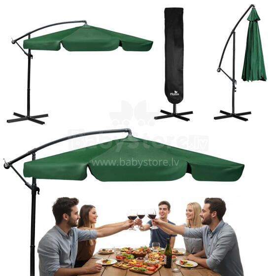 Kokkupandav aiavarju 6 segmenti 350 cm kattega Plonos PL-880