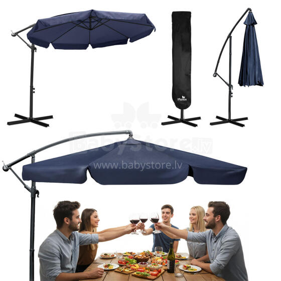 Kokkupandav aiavarju 8 segmenti 350 cm kattega Plonos PL-881