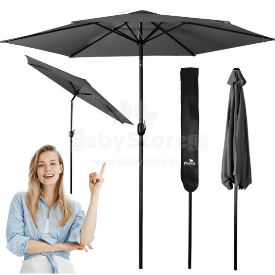 Kokkupandav aiavarju 6 segmenti 300 cm kattega Plonos PL-884