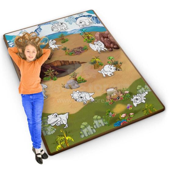 Rullitav värvimatt 120 x 90 x 0.3 cm Ricokids RK-344