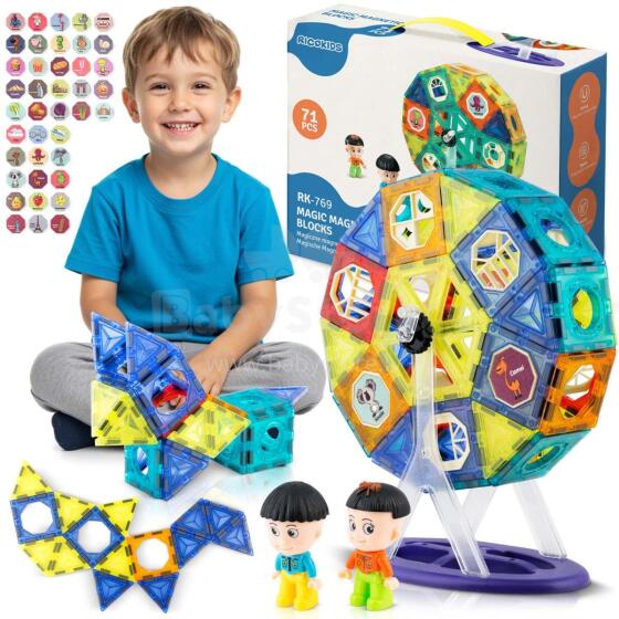 Magnetplokid karusselliga RK-769 Ricokids