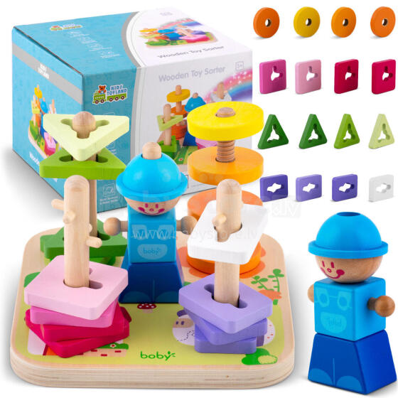 Puidust mänguasi sorteerija - pusle RK-866 Ricokids