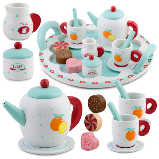 Puidust mänguasi tee komplekt RK-869 Ricokids