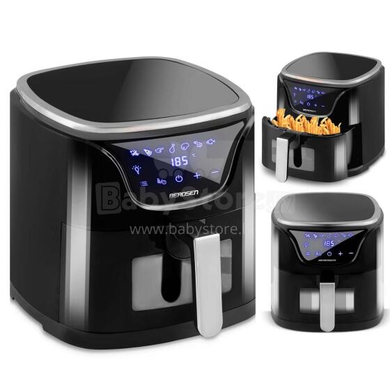 Õlivaba fritüür Air fryer 5l BD-652 must-hõbe