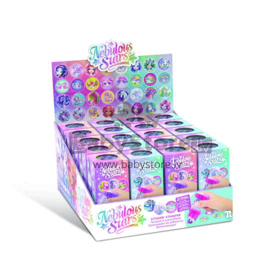 NEBULOUS STARS sticker stamp, assort., 11468