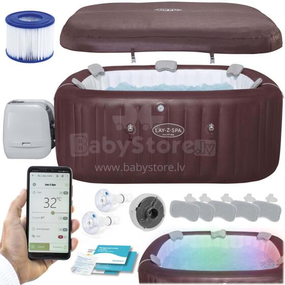 Käigukohandatav SPA Lay-Z Maldives Pro 7 inimesele Bestway 6001U