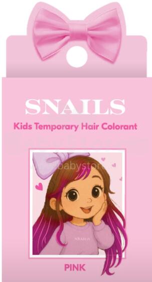 Snails juuksevärvimiseks kriidid, roosa