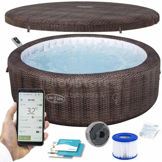 Käigukohandatav SPA Lay-Z Bali pruun 7 inimesele Bestway 6001P