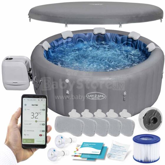 Käigukohandatav SPA Lay-Z Santorini Pro 7 inimesele Bestway 6001T