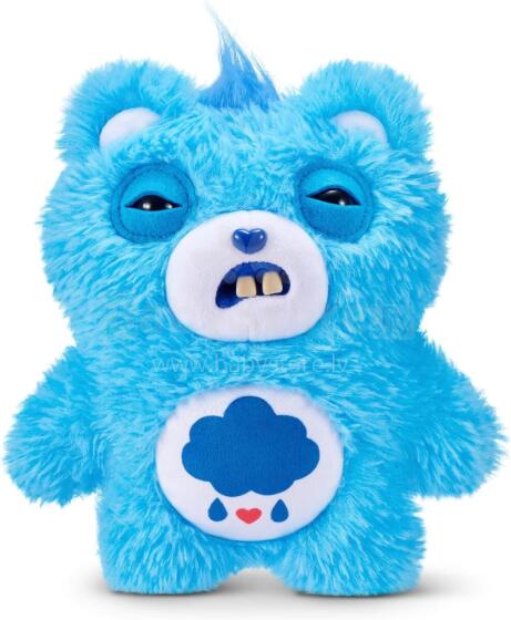 Fuggler Care Bears 23 cm plush mänguasi (Grumpy Bear) firmalt ZURU - naljakas kole koletislik kaisukaru inimhammastega, kogutav plush mängu