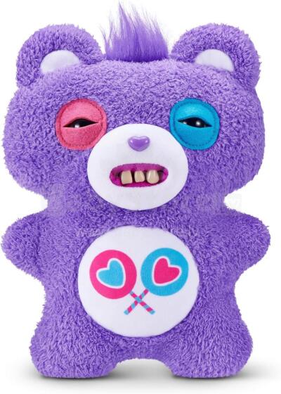 Fuggler Care Bears 23 cm plush mänguasi (Share Bear) firmalt ZURU - naljakas kole koletislik kaisukaru inimhammastega, kogutav plush mängu