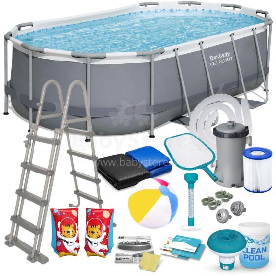 Bestway 56620 427 x 250 x 100 cm Frame Pool 18 in 1