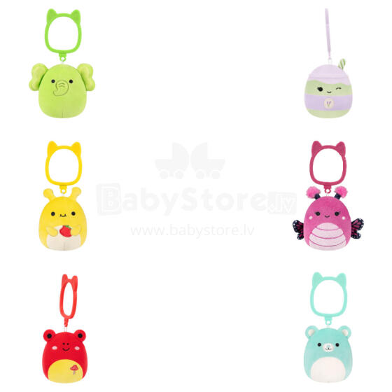SQUISHMALLOWS W26 Piespraužama plīša rotaļlieta, 8 cm