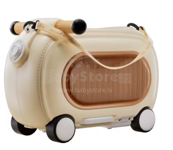 Travel Boarding Luggage Suitcase Art.276171 Beige  Чемодан-сиденье на колесах 3 в 1