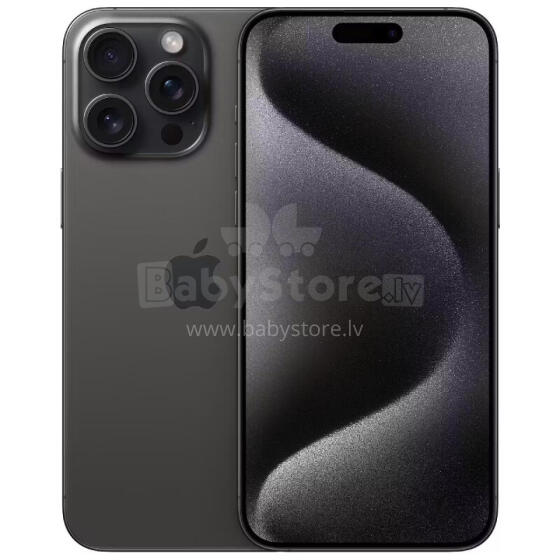 Apple iPhone 15 Pro Max 256GB Black Titanium Prece no ekspozīcijas. Garantija 2 gadi