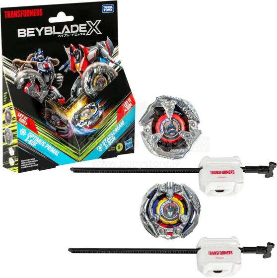 Beyblade X Transformers Collab Optimus Primal 3-60F Art.276956 Beyblade'i vurr
