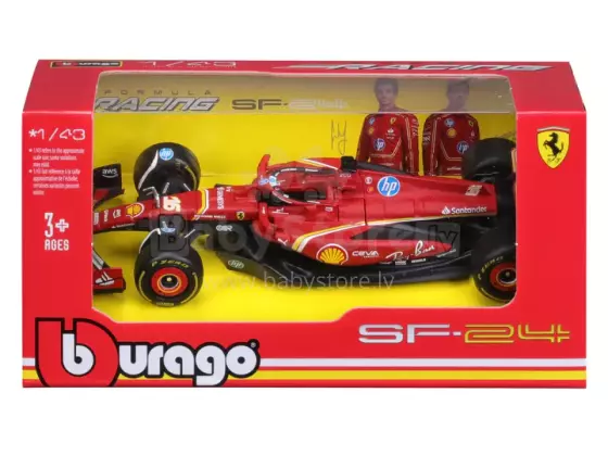 Bburago F1 Ferrari SF-24 Monza GP 2024#16 Charles Leclerc, mudelauto 1:43 art.277048