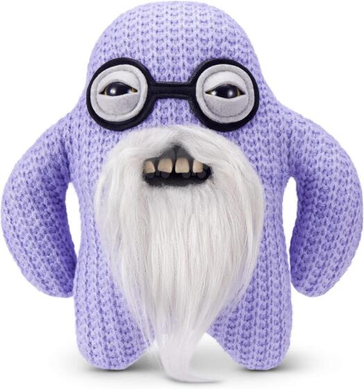 Fuggler Old Fogies 22 cm plush mänguasi (Mr Needles) firmalt ZURU - naljakas kole koletislik kaisuloom inimhammastega, hull kollektsiooniobjekt lastele, teismelistele