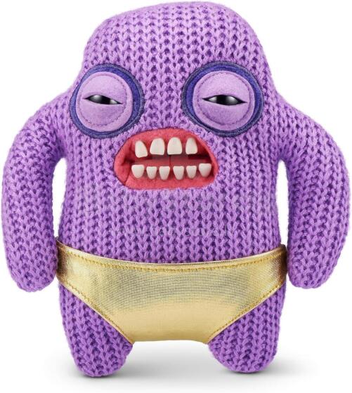 Fuggler Gold Fuggs 22 cm plush mänguasi (Mr Needles - Püksid) firmalt ZURU - naljakas kole koletislik kaisuloom inimkujuliste hammastega, hull kollektsioonio