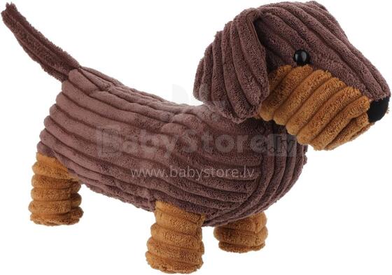 Apricot Lamb - Kaisukaru Henry Taksikoer 34 cm - Pehme Koerakingitus Lastele (pruun)