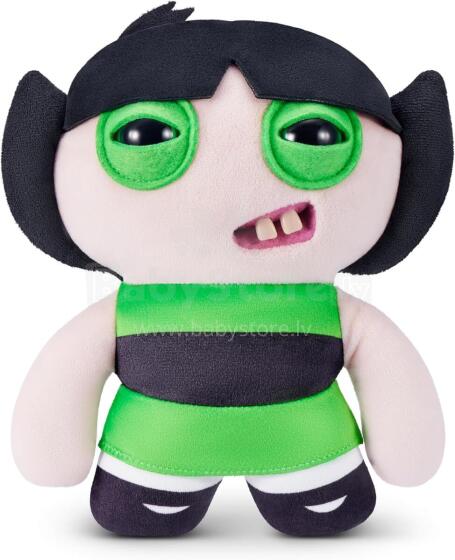 ZURU Fuggler Powerpuff Girls 9-tolline plush mänguasi (Buttercup) – naljakas inetu koletis lastele, teismelistele, täiskasvanutele ja multifilmifännidele