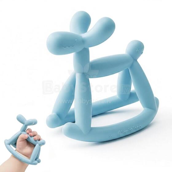 Miraloop Jellydog Teething Ring  Art.278765  Silikoonist kõristi (100% looduslik)