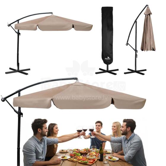 Kokkupandav aiavarju 6 segmenti 350 cm kattega Plonos PL-880