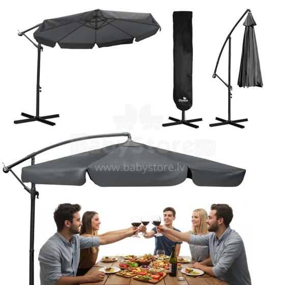 Kokkupandav aiavarju 8 segmenti 350 cm kattega Plonos PL-881