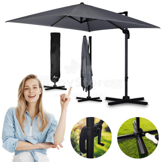 Kokkupandav aiavarju 8 segmenti 420 cm kattega Plonos PL-883