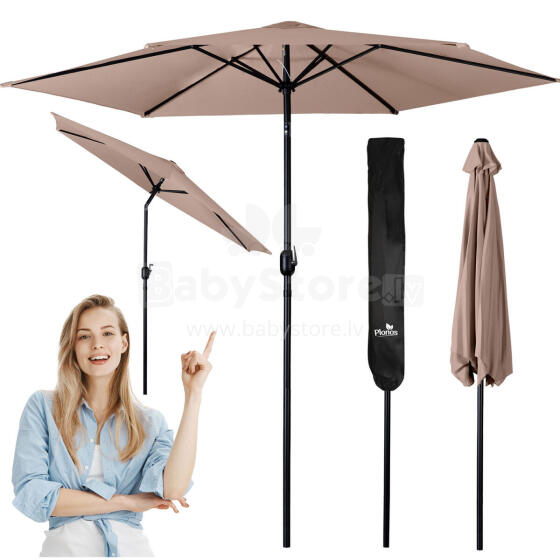 Kokkupandav aiavarju 6 segmenti 300 cm kattega Plonos PL-884