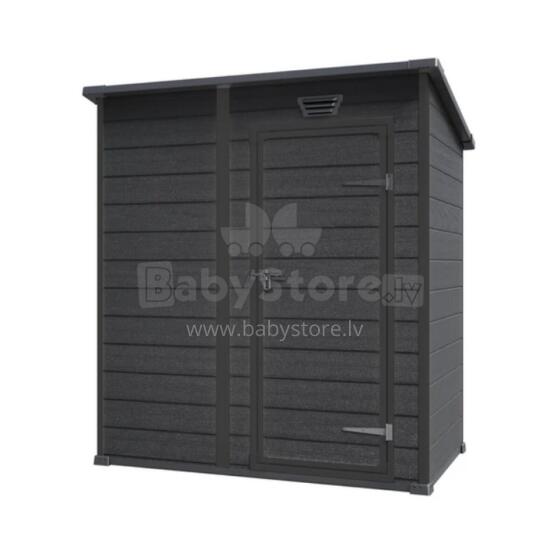 Aiakuur Essential Shed 6x4 tumehall/must