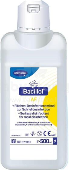 Bacillol AF Solution for Surface Disinfection Art.280009 Pindade desinfitseerimisvahend 500mL