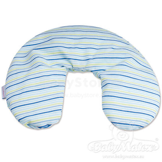 Toitmispatja - MINI RELAX - suurus 140 - SINISED RIBAD