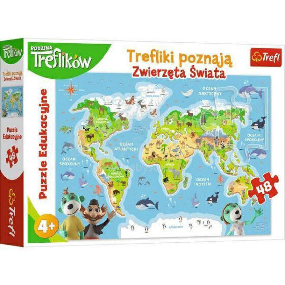 TREFLIKI LOOMAD+PUZZLED