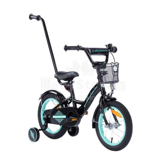 Ratas - XXV- TOMABIKE 14"  - PLATINUM -  MUST / TURKUS