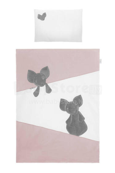 Kattekomplekt - 2 tk - 120x90, 40x60 - MYSZKI - P02-0094 - ROOSA