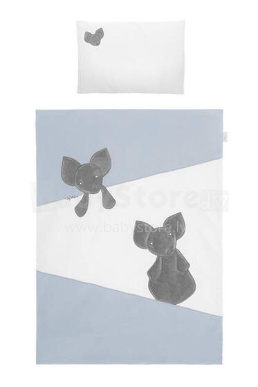 Kattekomplekt - 2 tk - 120x90, 40x60 - MYSZKI - P02-0095 - SININE