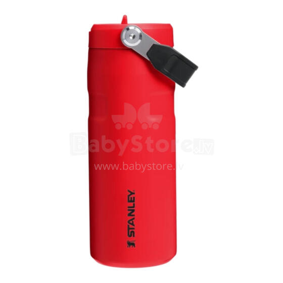 Termospudel k&otilde;rrega The IceFlow Bottle Flip Straw 2.0 0.47L tumepunane