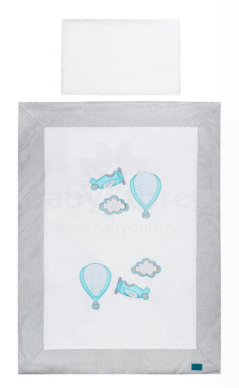 Kattekomplekt - 2 tk - 120x90, 40x60 - SAMOLOTY -P01-563 - HALL