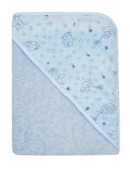 Vannimiskate - 651 - TERRY - MINKY - suurus 100x100 - SININE
