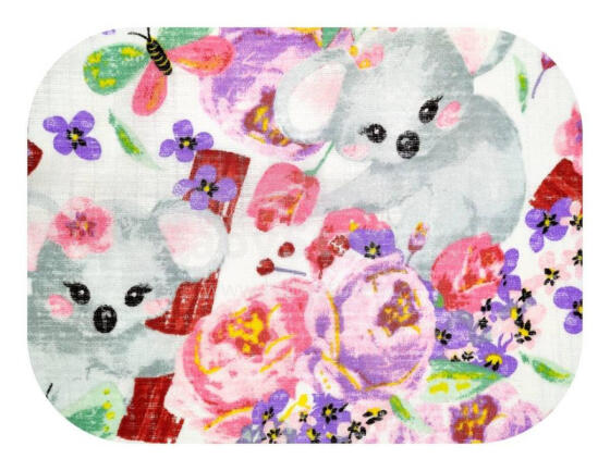 Mähkmed - 23482 - TETRA PRINT - EGA - KOALA - ROOSA - suurus 70x80 cm