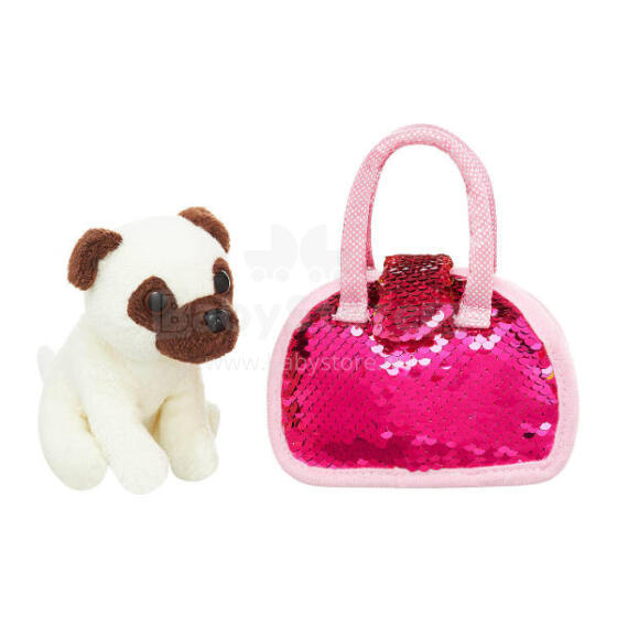 Pehme mänguasi - 84385 / 43854 - KUTSIKAS sädelustes - suurus 11 cm