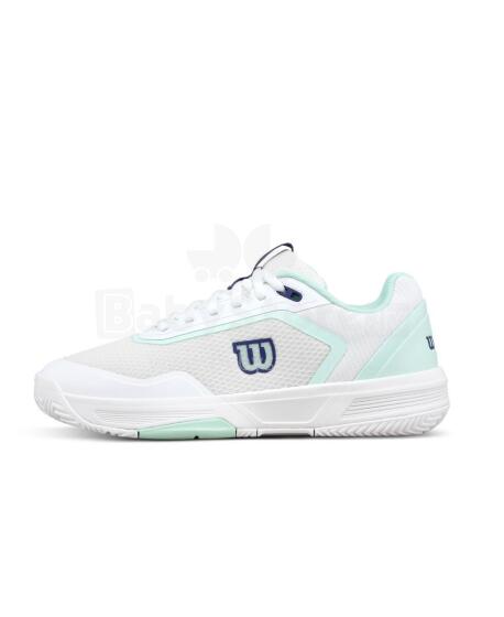 WILSON TENNISE KINGAD NAISTELE COURTGLIDE W Valge / Lahe / Skipper Sinine