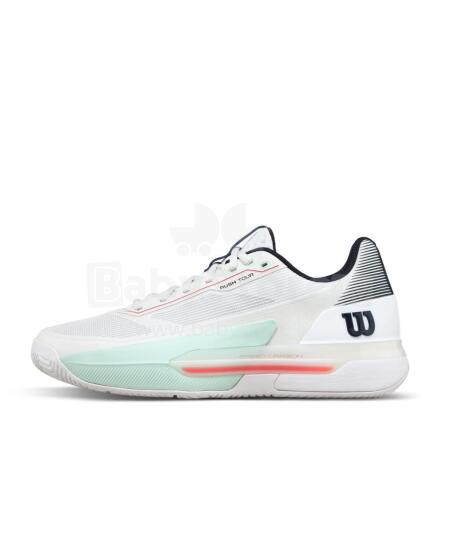 WILSON TENNISE KINGAD MEESTELE RUSH TOUR 5 Valge / Lahe / Tulekahju Korall